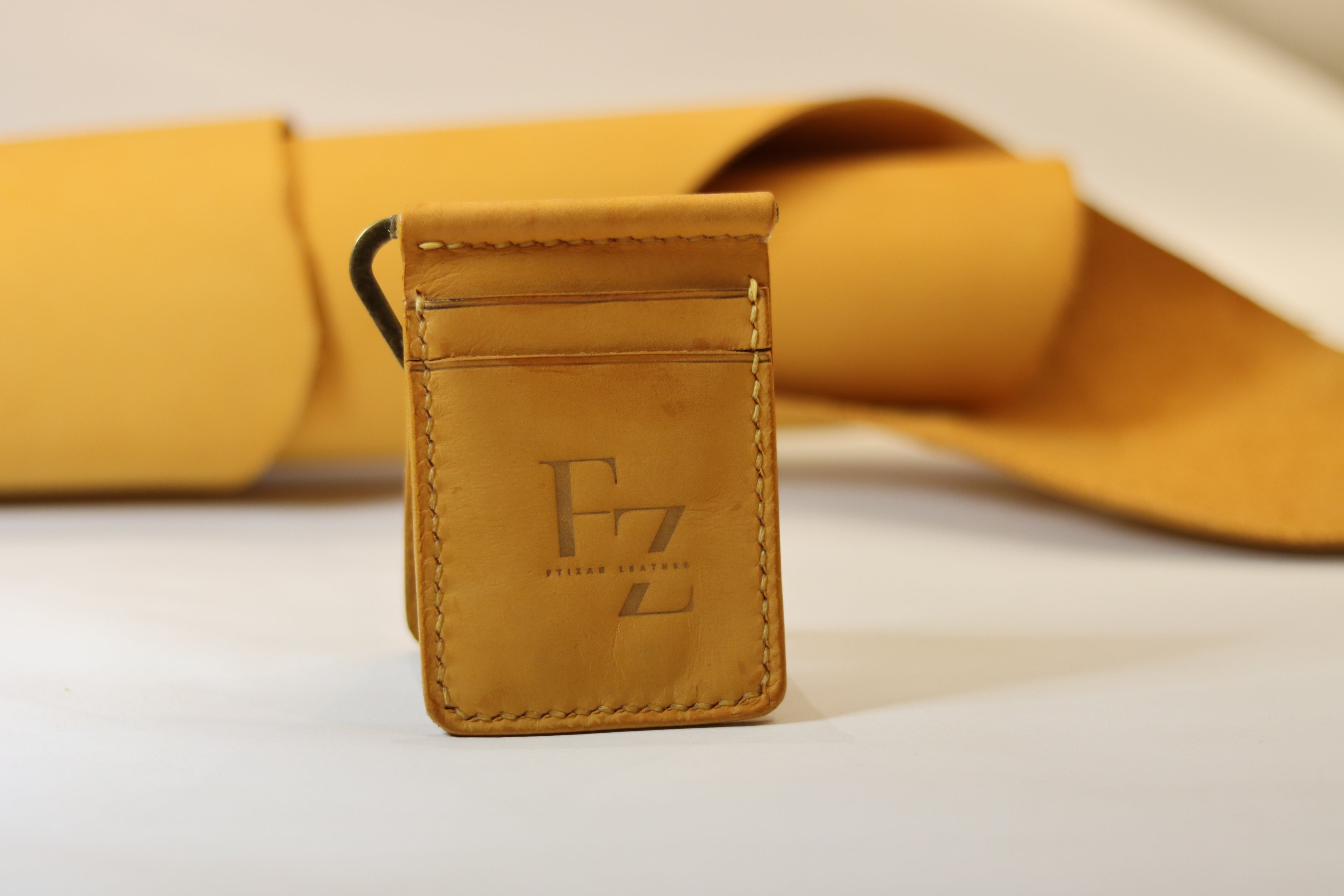 N°5-Mini wallet Safran